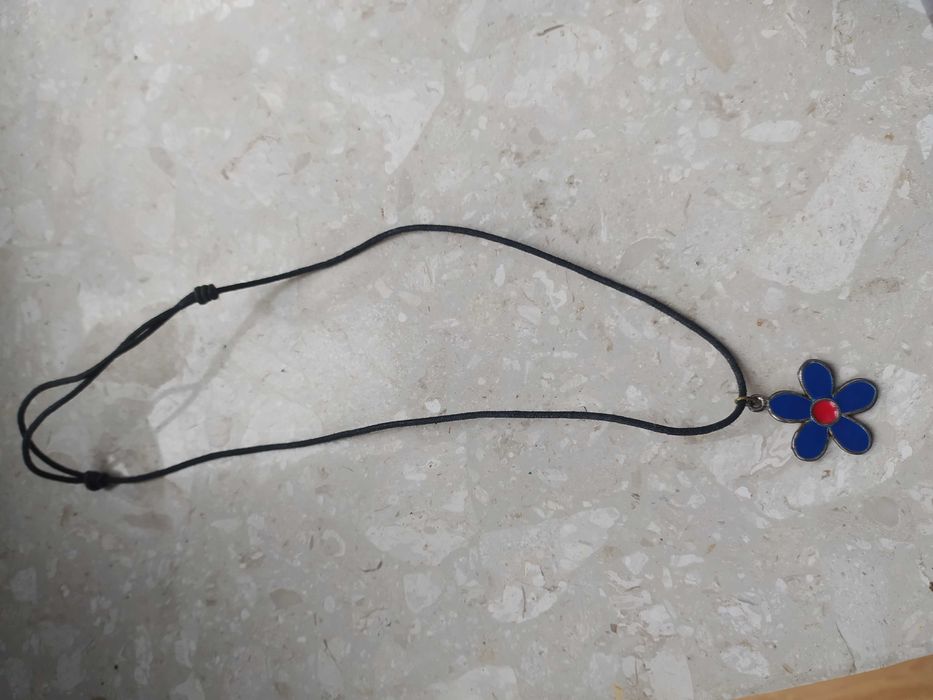 naszyjnik kwiatek lata 90
