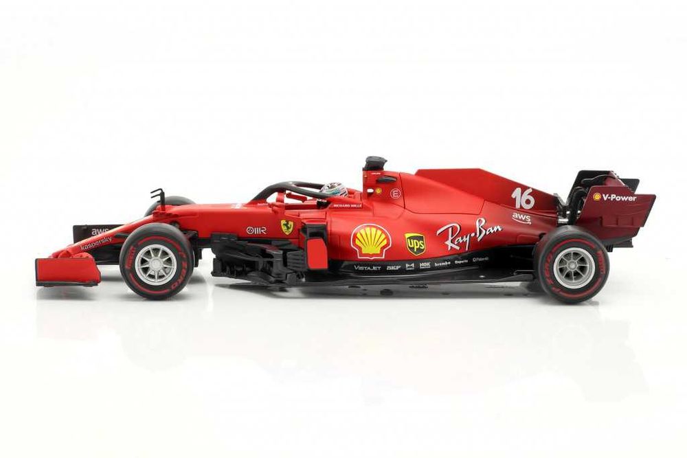 Model 1:18 Bburago Ferrari SF21 #16 F1 2021 Charles Leclerc