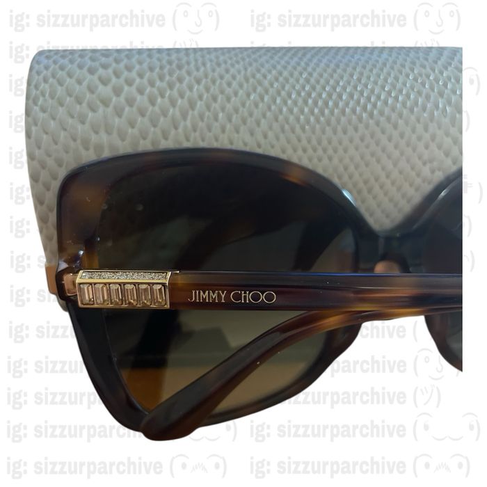 Jimmy Choo “Baguette Crystal” Sunglasses