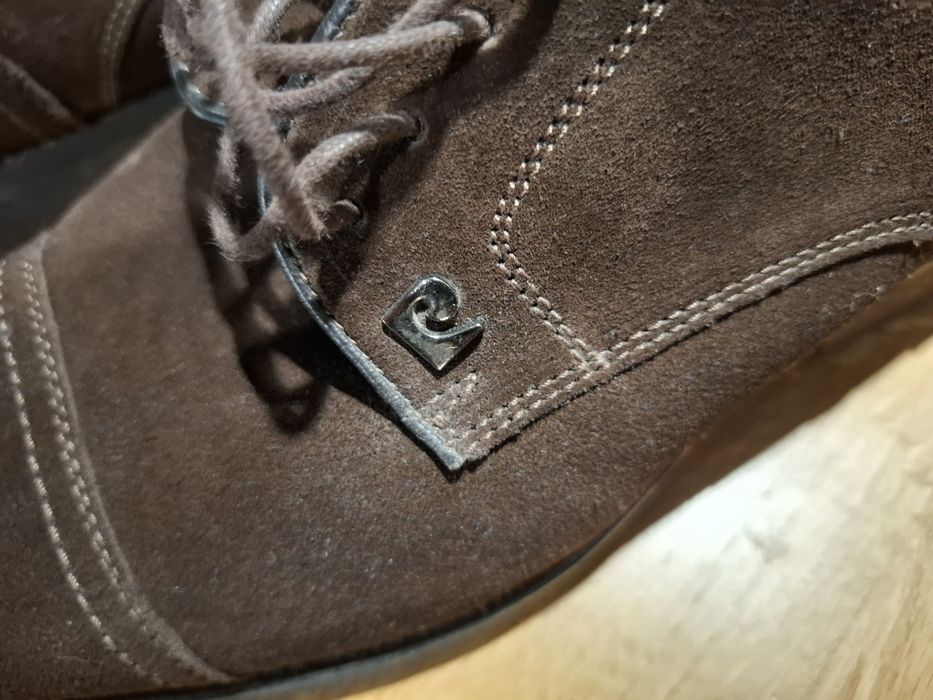 Buty męskie Pierre Cardin brązowe