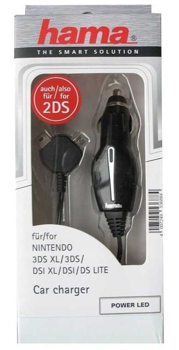 Ładowarka samochodowa + Kabel ładowania 2DS 3DS LL DSi XL NEW