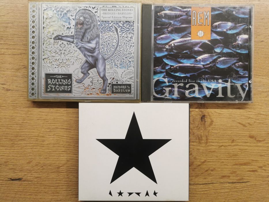 Zestaw CD: David Bowie (Blackstar), Rolling Stones, R.E.M. | OKAZJA