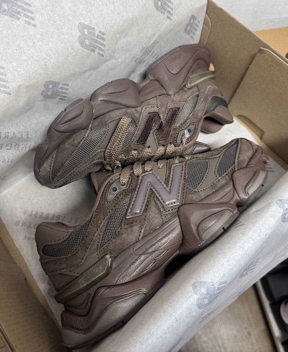 Кроссовки New Balance 9060 brown  Нью Беленс 9060 коричневые 37 38 39