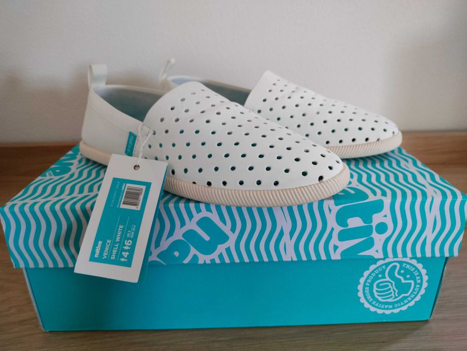 Buty espadryle Native Venice Shell NOWE r. 35.5
