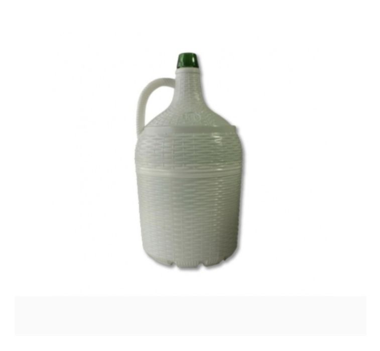 Garrafão de Vidro revestido a Plástico 5 L