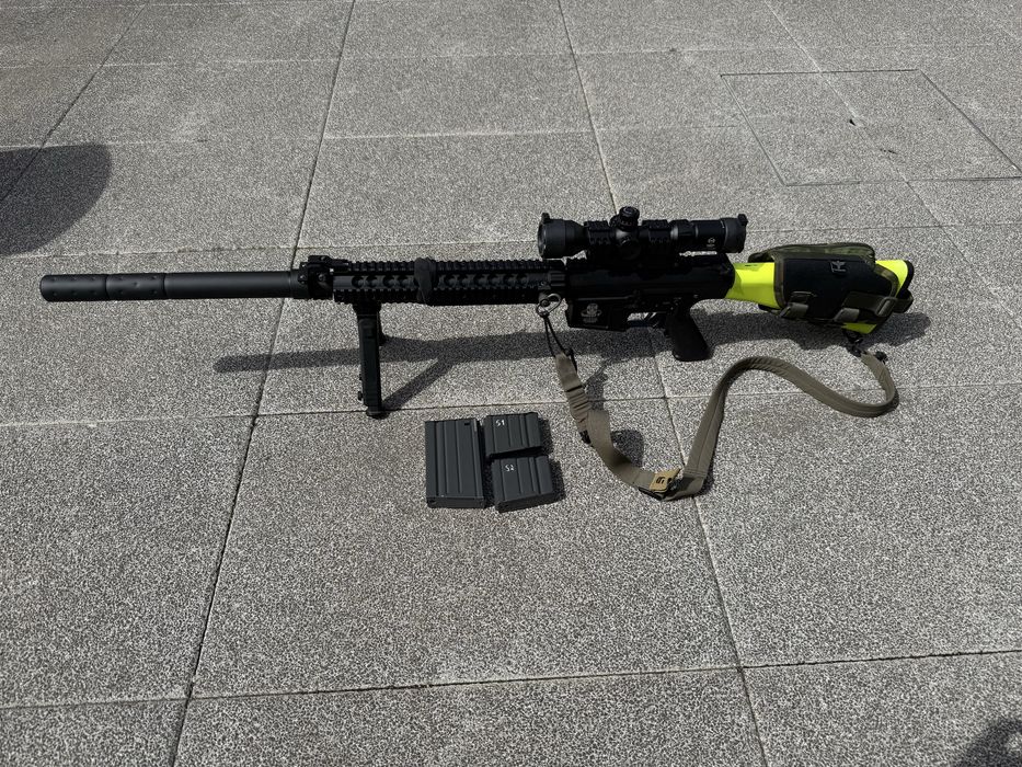 SR25 (GR25 - G&G) c/ upgrades - Airsoft