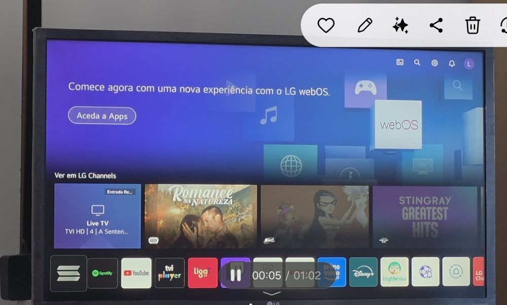 LG smart tv 32polegadas