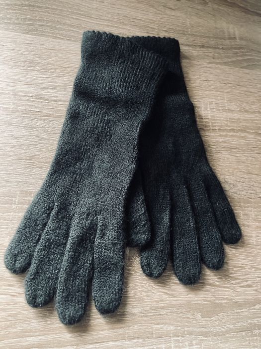 Рукавички жіночі Accessorize one size чорні трикотажні рукавиці
