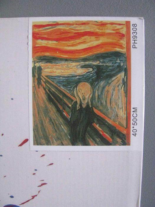 Zestaw do malowania po numerach obraz 40x50CM podobrazie