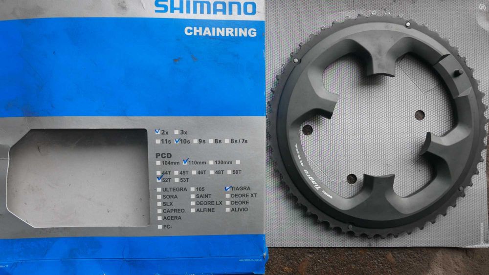 Sprzedam blaty Tiagra 4700  52T/36T 2x 10s 110mm
