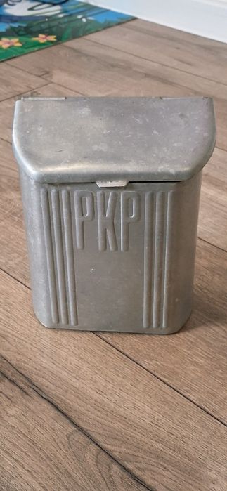 Śmietniczka  PKP stary wzór z czasów PRL