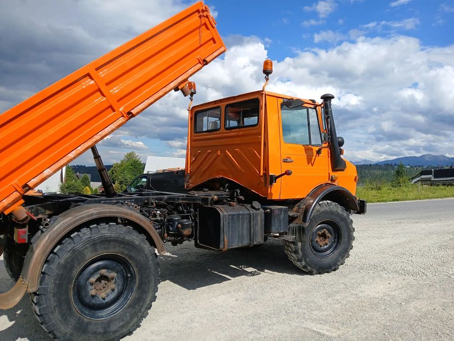 Mercedes-Benz Unimog 1450 4x4 Czołownica Ciagnik rolniczy  4x4 zadbany