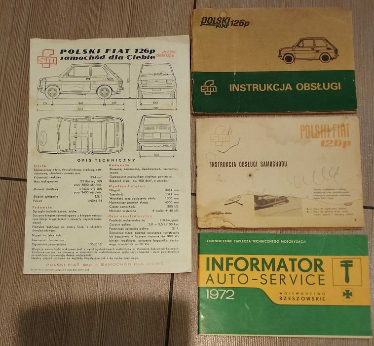 instrukcja obsługi fiat 126p