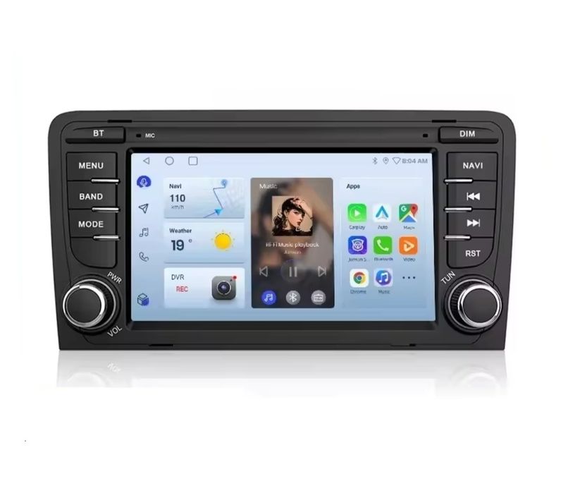 Radio 2 DIN Android Audi A3 8P 8GB RAM/128GB ROM