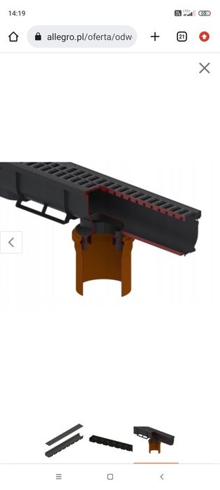 Odwodnienie liniowe plastikowe nowe Spark