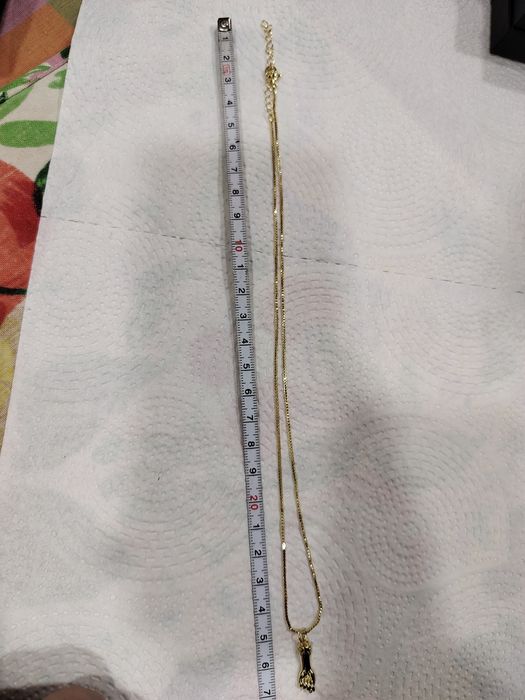 20€ fio 25,cm com mão de figa  banho a ouro 24k entrego em Rio tinto o