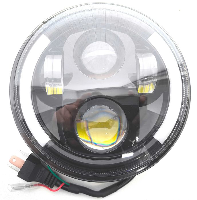 Дельта Альфа ЛЕД ФАРА LED 5,75" H4 Ява ІЖ ИЖ мото ВАЗ-2106