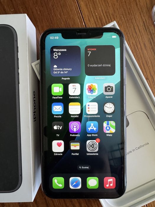 iPhone 11 64gb, komplet producenta