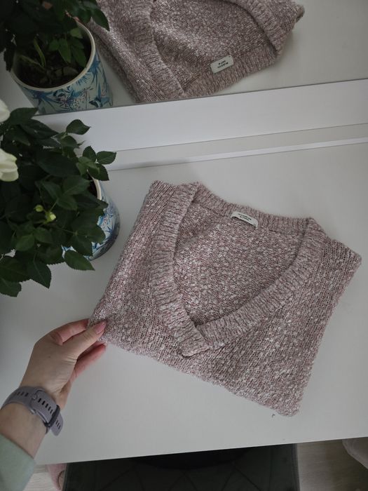 Zestaw damskich ubrań sweterków wełniane kaszmir S/M