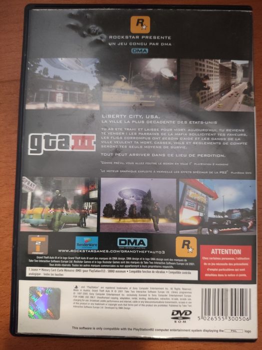 GTA 3 PlayStation 2