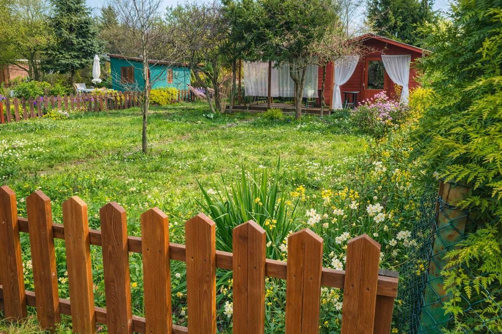 Działka ROD 200 m² z drewnianym domkiem z 2019 ŁódźZielona Polana przy Ghandiego - Widok 4
