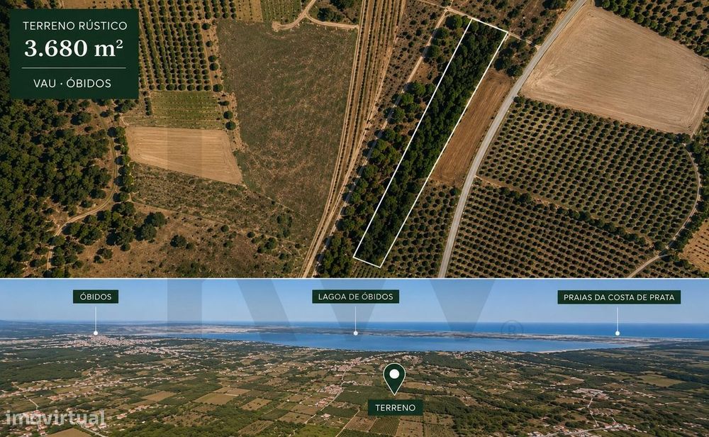 Vau, Óbidos | Terreno Rústico com 3.680 m2