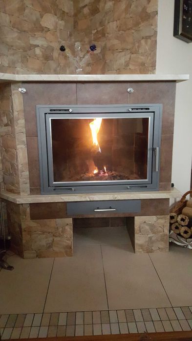 Drzwiczki kominkowe na wymiar do otwartych palenisk model AX6