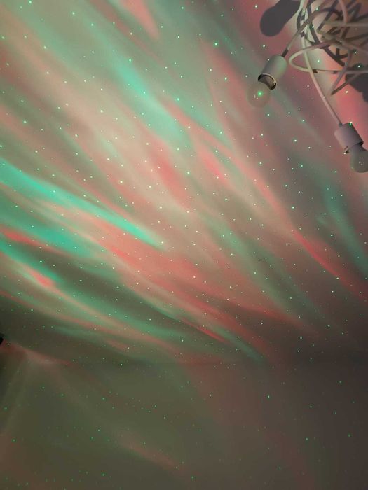 NOWA Lampka Nocna Projektor Gwiazd sufitowy Efekt Aurora LED Mocny