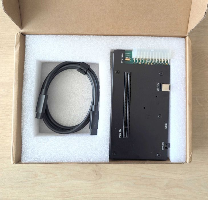 eGPU-адаптер для відеокарти TBT-U4 Thunderbolt/USB 4 ATX24 pin, 40Gbit