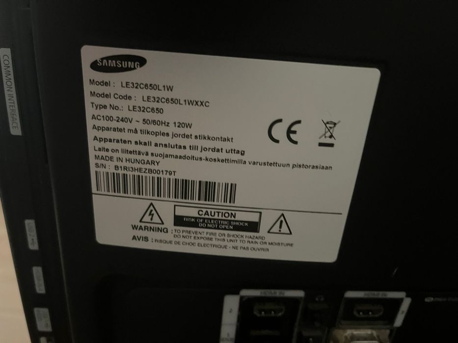 TV Samsung LE32C650L1W (oportunidade)