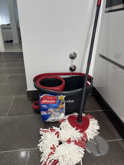 Esfregona Vileda Turbo Smart com 3 recargas!