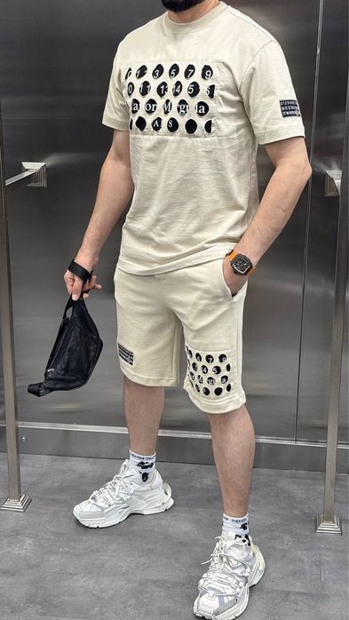 BARBERRY футболка шорты комплект костюм мужской летний louis vuitton