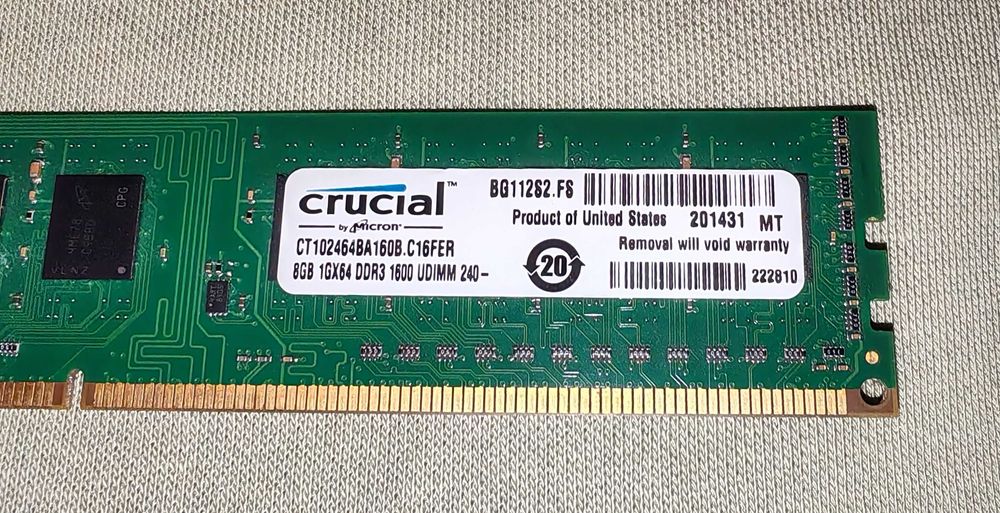 Оперативна пам'ять, ОЗУ DDR3 8gb