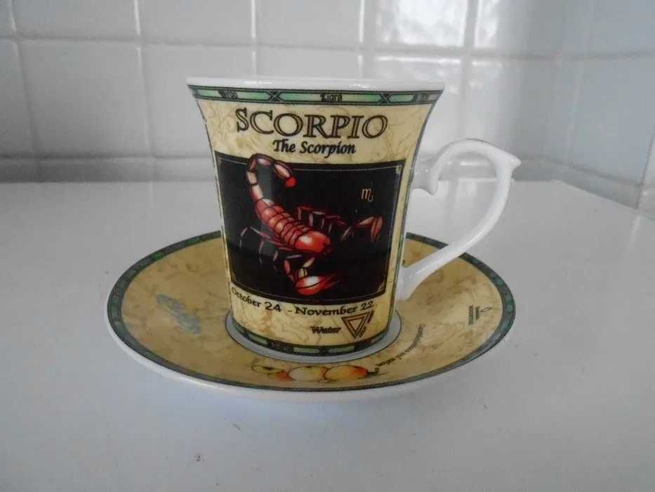 Chavena signo Escorpiao . Coleção