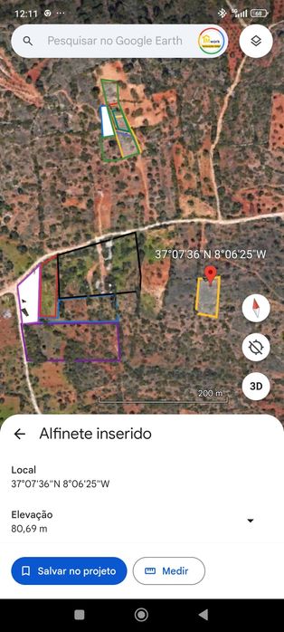 Terreno rústico com exelente vista