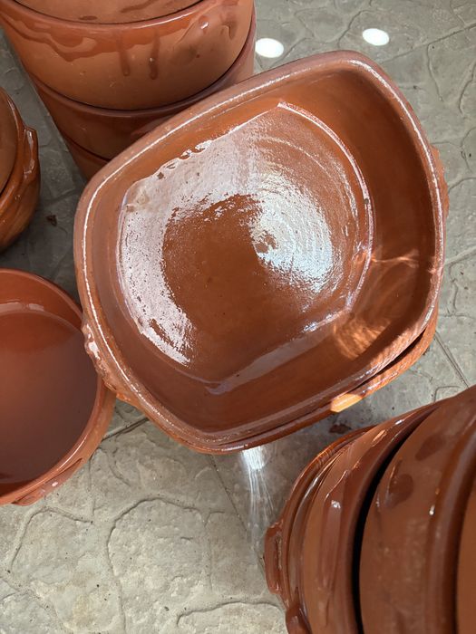 Conjunto de tachos de barro