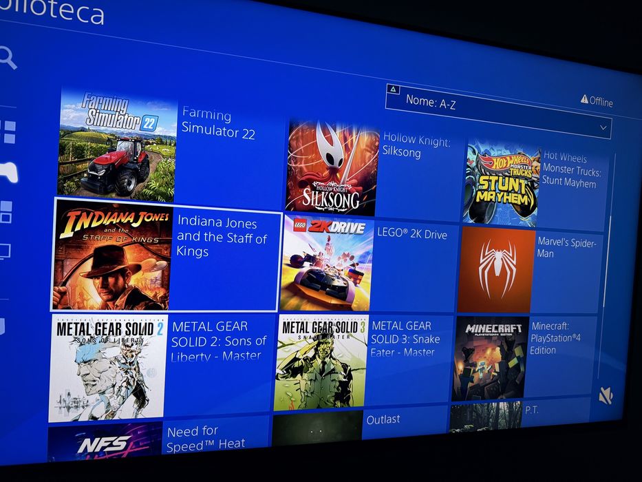 Playstation 4 Desbloqueada já com jogos!