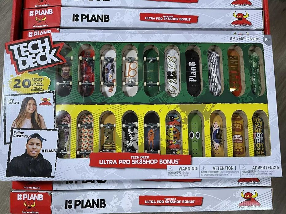 Фінгерборд набір 20 шт Tech Deck Ultra Sk8shop Pack Plan B Toy Machine