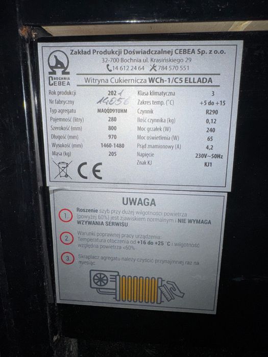 Lada cukiernicza Cebea Bochnia