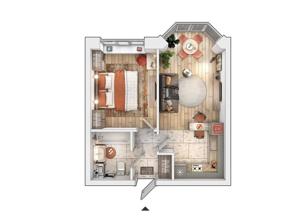 Євро 2-кім в ЖК Мюнхаузен 2. Перший внесок від 14 тис.дол.