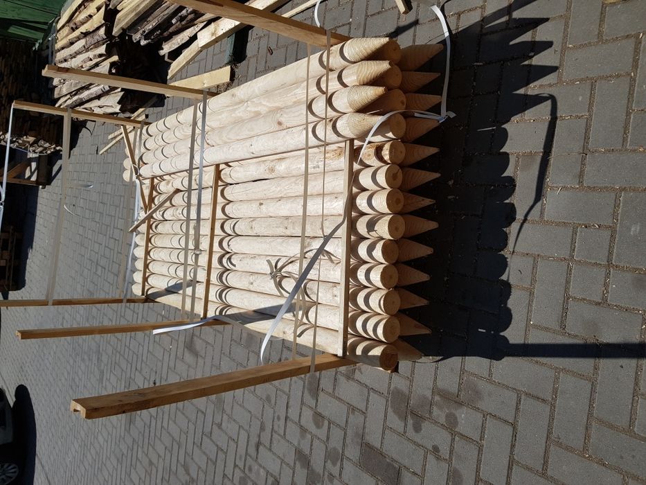 Paliki, palisada, wałki, tyczki, podpory- PROMOCJA do końca grudnia