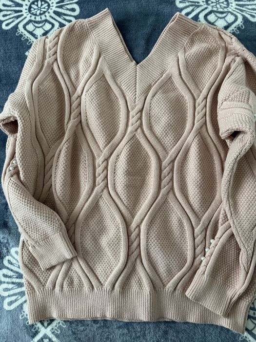 Sweter pudrowy róż by o la la