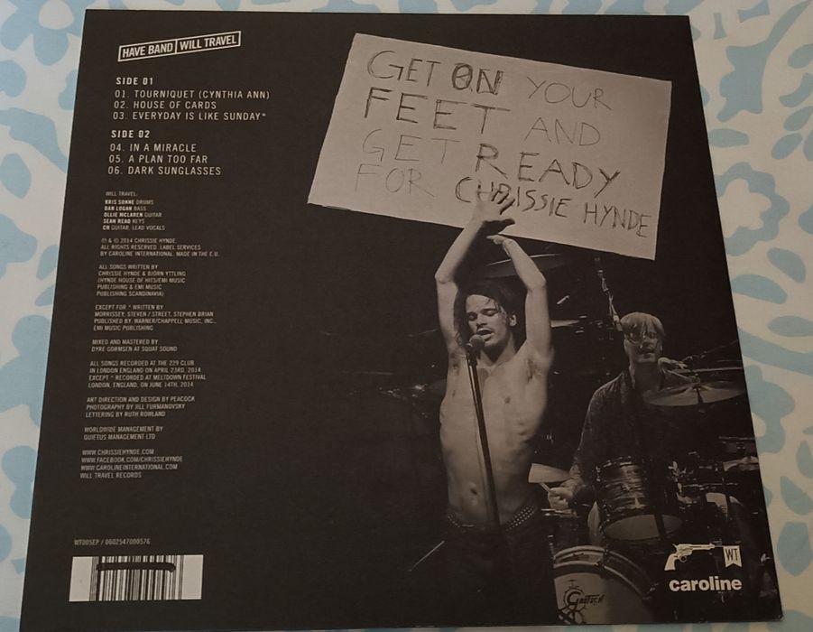 Vinil Chrissie Hynde Stockholm Live