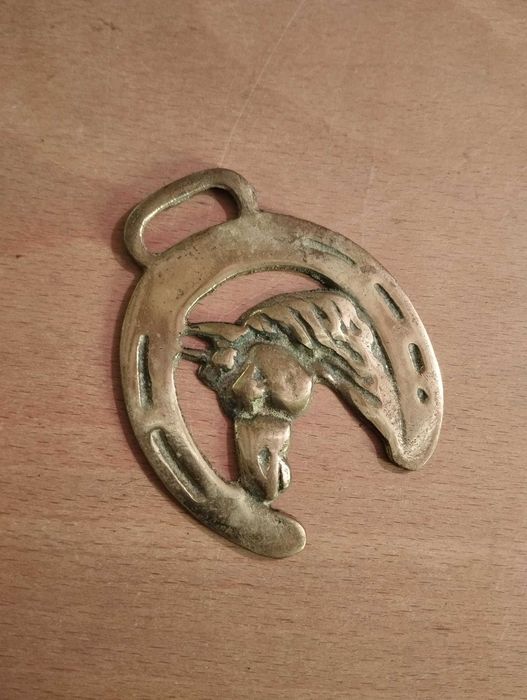 Fivela Latão Sela Cavalo - Ferradura Cavalo