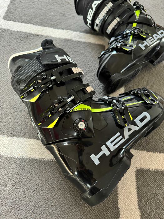 Buty narciarskie męskie czarne limonkowe Head