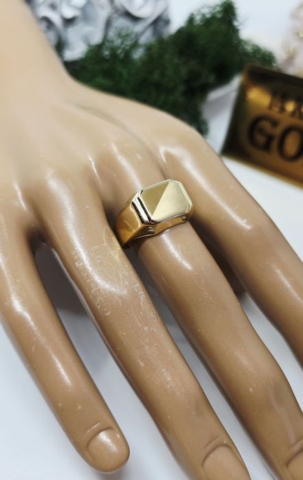 Złoty sygnet męski próba 585 14k