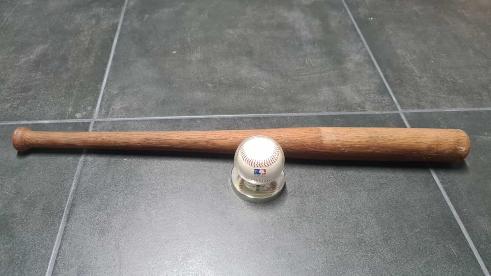 Taco de baseball madeira antigo