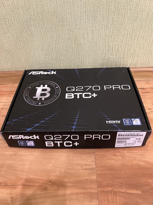 Материнская плата ASRock Q270 PRO BTC+