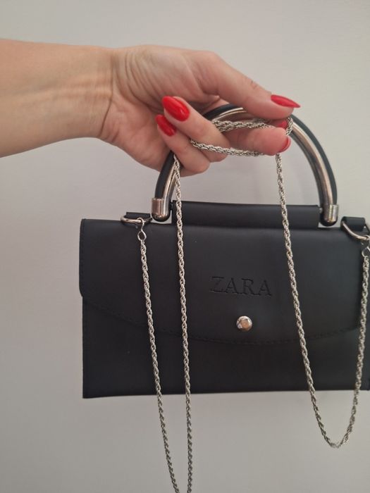 ZARA czarna torebka