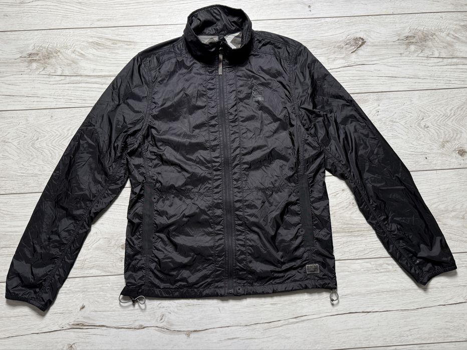 G-Star RAW Packable JKT L–czarna ultralekka wiatrówka Raw cargo line